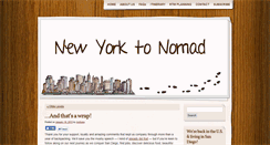 Desktop Screenshot of newyorktonomad.com